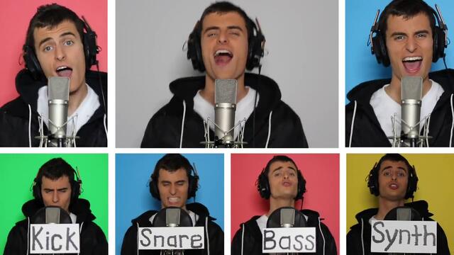 Mike Tompkins - Dynamite - Taio Cruz - Just Voice and Mouth HD