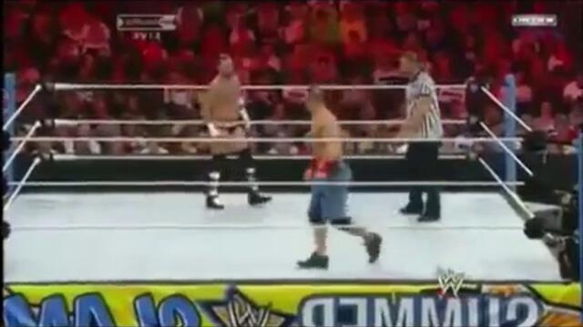 WWE - John Cena vs CM Punk Summerslam 2011 част 2/3