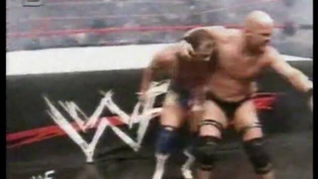 WWE - Кърт Енгъл vs Ледения Стив Остин [ титлата на федерацията ] ( Бг аудио )