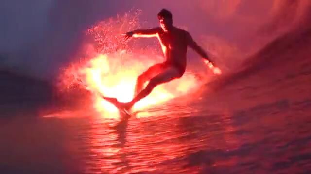 От какво се състои огненото сърфиране?!