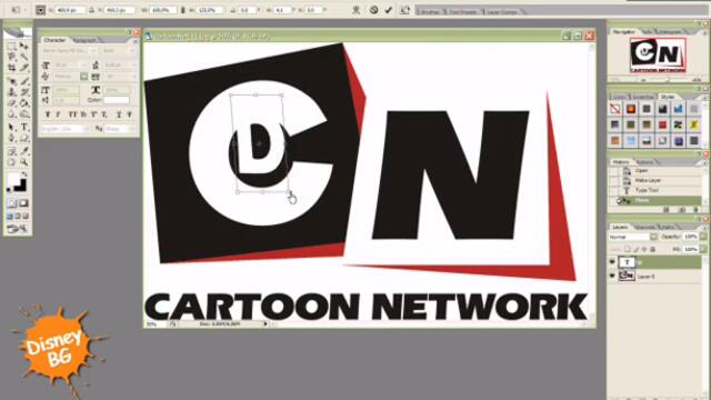 Как да си направим лого като на Cartoon Network