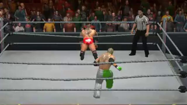 WWE 2011 - Рей Мистерйо прави 619 , но Батиста добавя бомбата  !