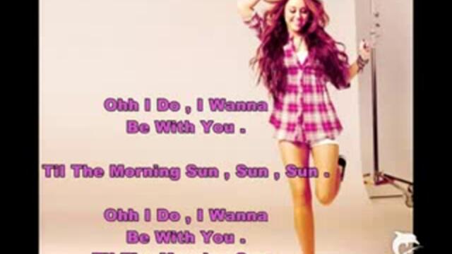 НОВО ! Miley Cyrus - Morning Sun + Текст