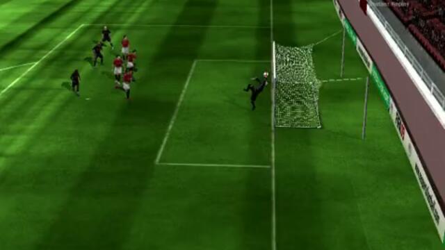 FIFA09 гол от пряк свободен удар