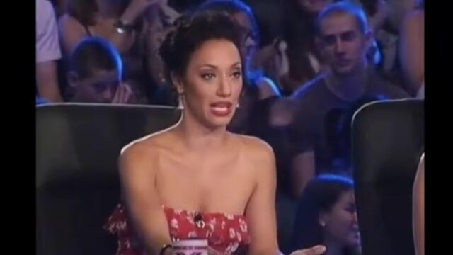 Пич ръмжи като вълк - X Factor България 16.09.11