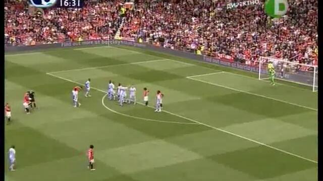 Man Utd - Man Sity гол на Кристиано Роналдо от пряк свободен удар