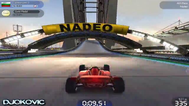 TrackMania Nations Forever A03,4-Race Gameplay