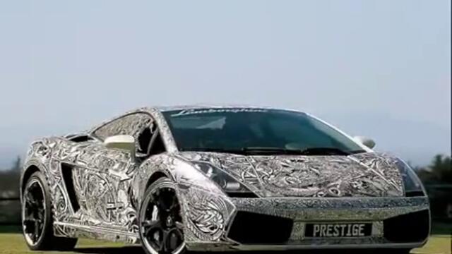 Lamborghini Gallardo изрисувано с графити яко!! Lamborghini Gallardo in grafits