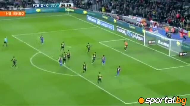Фабрегас 2 гола срещу Леванте