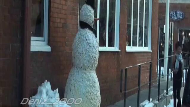 Снежния човек-скрита камера