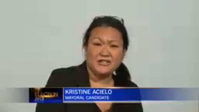 Kristine Acielo - Mayoral  Candidate Soapbox - CTV Edmonton