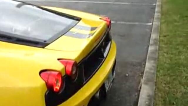 YELLOW 430 SCUDERIA start up! AMAZING SOUND!!!