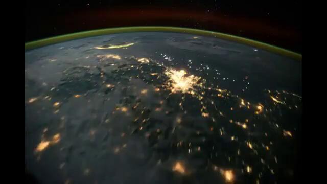 Полярното Сияние Видяно От Космоса - Aurora Borealis