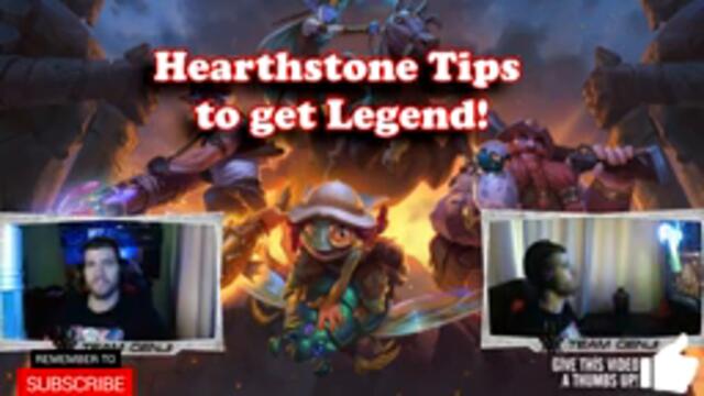 Hearthstone Tips To Get Legend