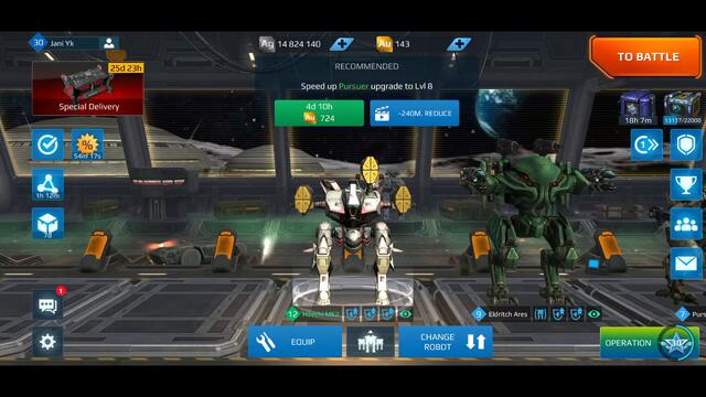 War Robots 25 days task