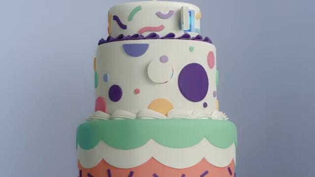 Édes sütemény 22 éves boldog születésnapot