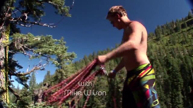 Triple Backflip - 60 foot Rope Swing!