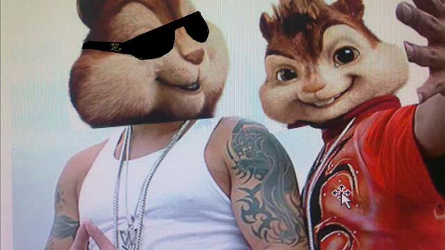 Estoy Enamorado Wisin y Yandel (chipmunks cover)