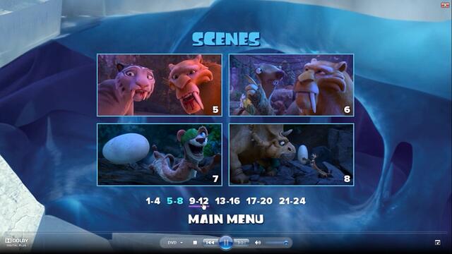 Отваряне на Ледена епоха 5 Големият сблъсък 2016 DVD