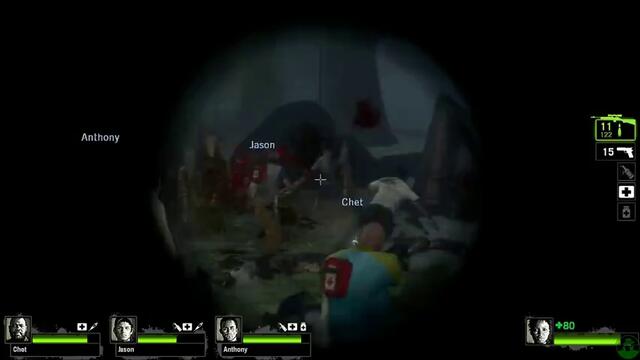 Left 4 Dead 2 New  Gameplay Footage - The Swamp, Shantytown, and Car Alarms