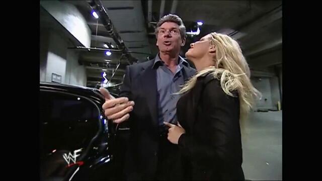 Shane McMahon and Vince McMahon,Trish Stratus (Raw 12.03.2001)