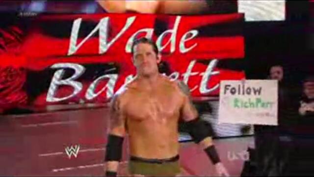 WWE - Wade Barrett &amp; Cody Rhodes Vs. The Great Khali &amp; Randy Orton 2012.02.06