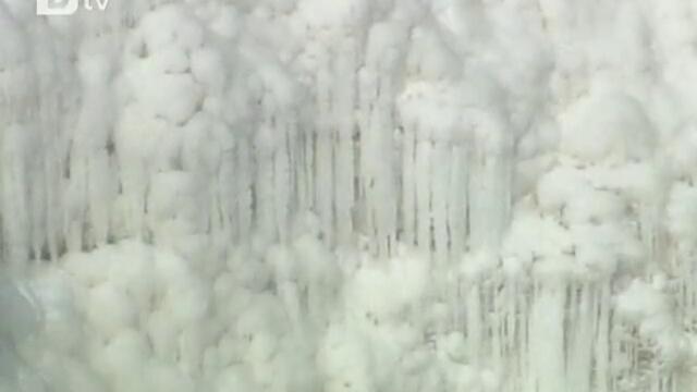 леден водопад в Китай