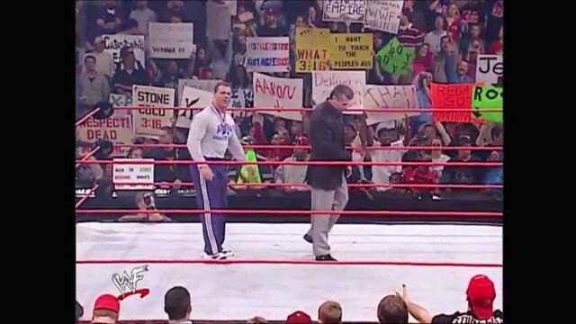 Kurt Angle segment Vince McMahon (Raw 26.11.2001)