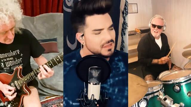 Queen + Adam Lambert - 'You Are The Champions' (New Lockdown version! Recorded on mobile phones!)