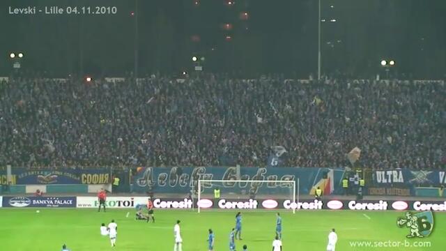 ( Сектор Б) Левски срещу Лил 04.11.2010