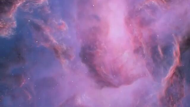 Реещи се из космически мъглявини | Soaring through the cosmic nebulae 3D animation (Motion Graphic Studio)