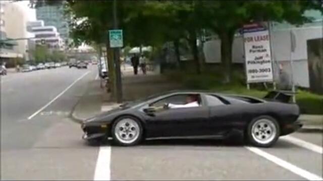 Lamborghini Diablo brutal acceleration