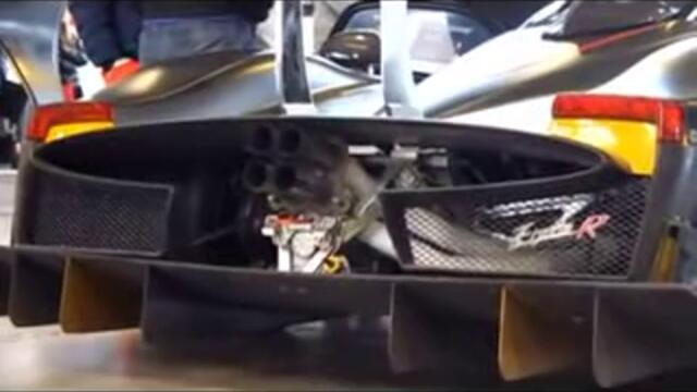 Pagani Zonda R Revs and Sound