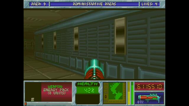 Blake Stone Planet Strike HD - Area 09 Administrative Areas - Veteran - All Secrets [MS DOS]