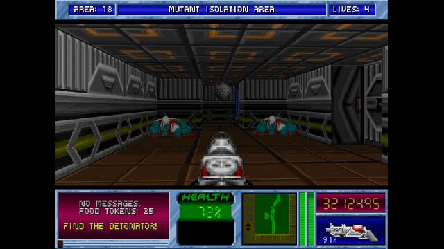 Blake Stone Planet Strike HD - Area 18 Mutant Isolation Area - Veteran - All Secrets [MS DOS]