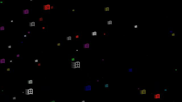 Windows 95 - Flying Windows Screensaver
