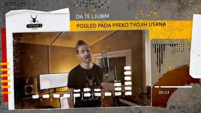 Sinovi - Da te ljubim (Official lyrics video 2020)