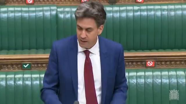 Ed Milliband Commons Speech 14/9/2020