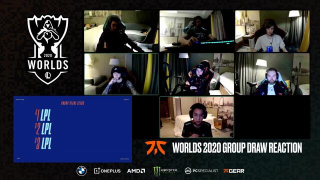 FNATIC Reacts to Group Draw | Worlds 2020