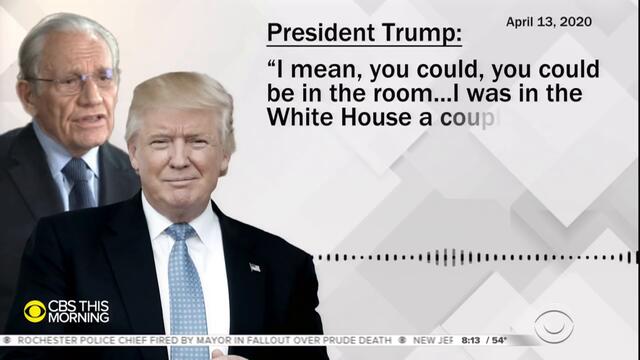 Bob Woodward shares details about conversations with President Trump