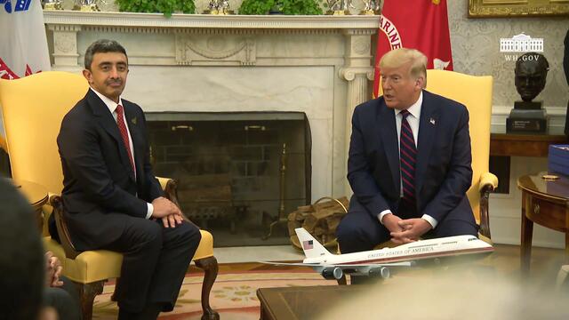 President Trump Participates in a Bilateral Meeting with United Arab Emirates