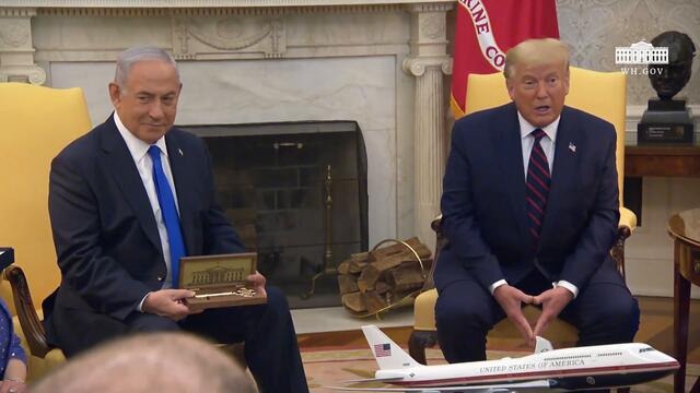 President Trump Participates in a Bilateral Meeting with the Prime Minister of the State of Israel