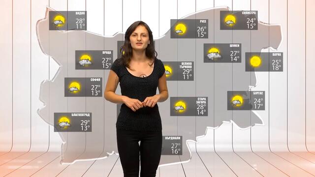 Прогноза за времето за 18 септември
