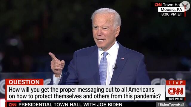 Biden Town Hall: Trump 'should step down as president'