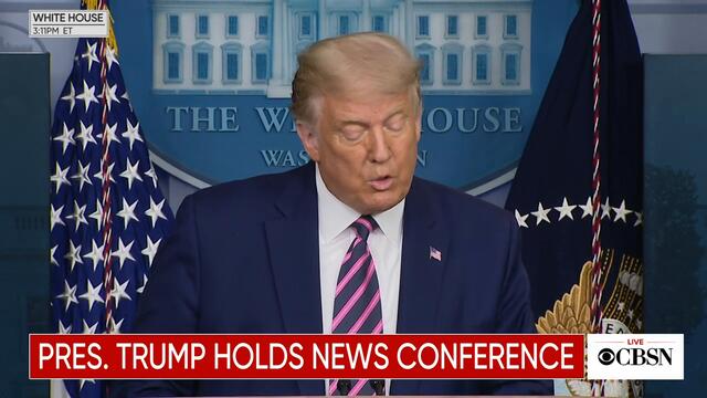 President Trump holds news conference