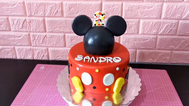 Mickey Mouse Cake #madebyMamiGlai