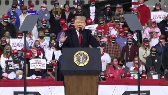Trump: First female president "can't be Kamala"
