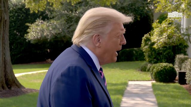 09/18/20: President Trump Delivers Remarks Upon Departure