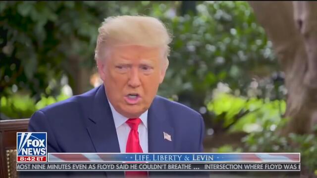 President Trump on chaos in Democrat-run cities: “They’re not protests, they’re riots"