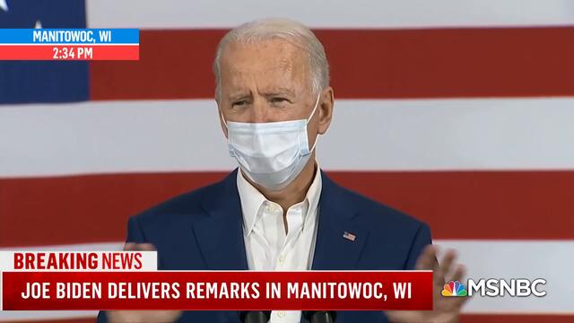 Joe Biden: 'President Donald Trump Panicked' And Coronavirus Was 'Too Big' For Him | MSNBC